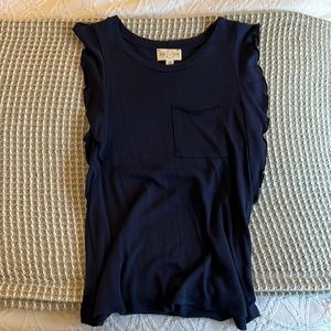 Jun & Ivy Navy Tank Top (size xs)